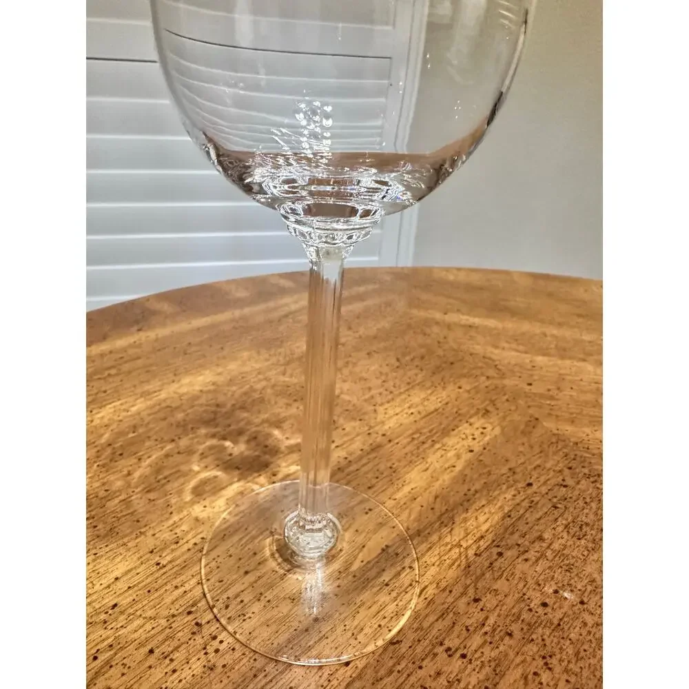 Lenox Kingston Retired Water Goblet Gold Trim-8 3/8